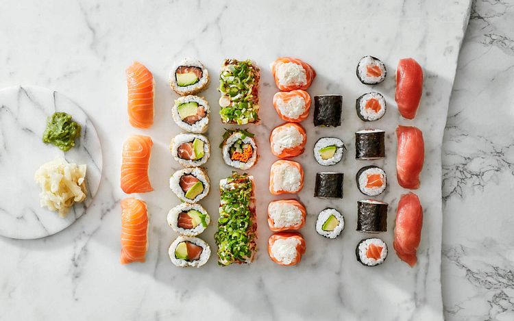Sushi | Bestil sushi take away | Bilka ud af Huset